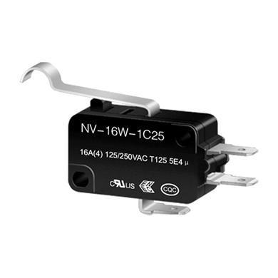 NV-16W R snap action switch